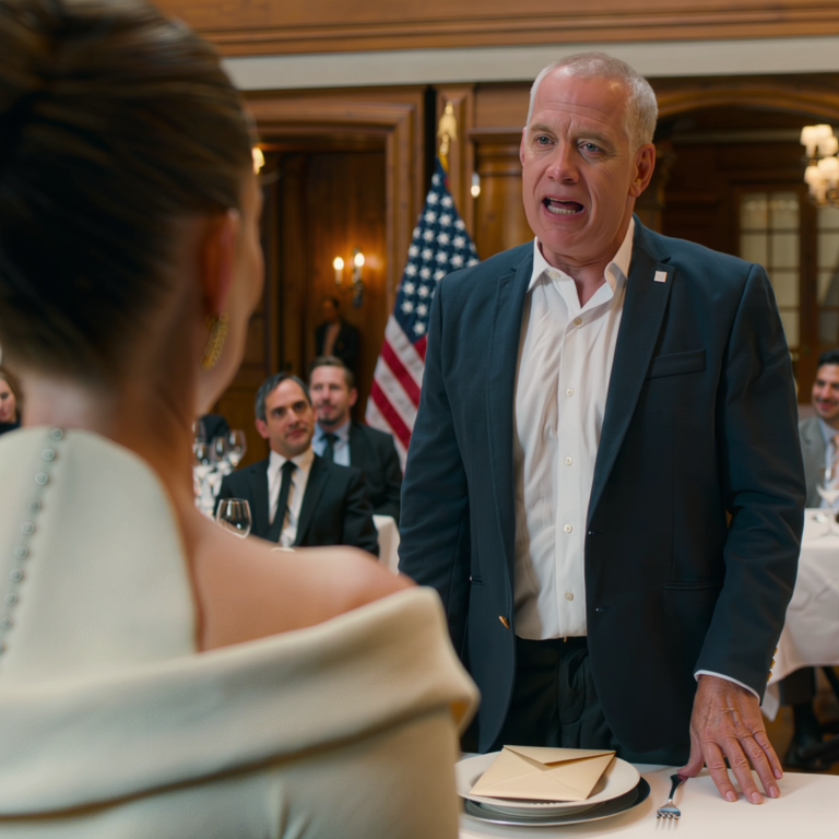 A lányunk ballagási vacsoráján a férjem felemelte a poharát, és 50 ember előtt jelentette be: “Úgy döntöttem, új életet kezdek… nélküled.” A baráti asztalnál “ő” ismerős arcok mellett ült, mintha mindent megszerveztek volna. Nem sírtam – mosolyogtam, gratuláltam neki, borítékot tettem a tányérjára, és a suttogásokon keresztül kimentem. Kinyitotta… és egy sikoly hasított végig a szobán.