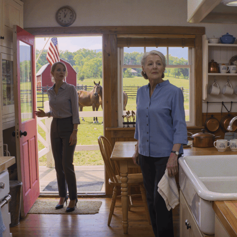 A lányom azt mondta, válasszak egy idősotthont, vagy aludjak a lovakkal a vermonti farmunkon — harminc perccel később egy titkot kerestem, amit harminc évig eltemettem