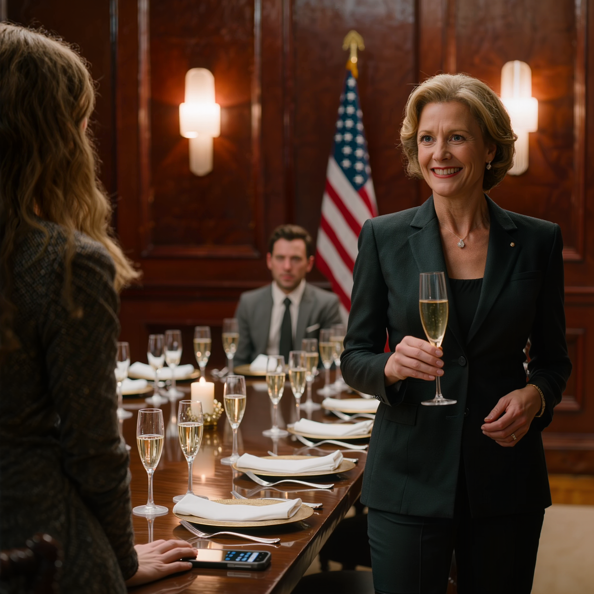 Anyám felemelte a poharát egy üzleti vacsora közepén, és hangosan nevetett: “A Harvard és még mindig nem kapsz munkát!” — mindenki a teremben szólt, én csak csendben rápillantottam az órámra… Épp amikor a titkár sápadt arccal berohant be: “A globális megállapodás most zárult… de van egy probléma a tulajdonosi struktúrával” — és anyám mosolya megdermedt, miközben lassan felálltam…