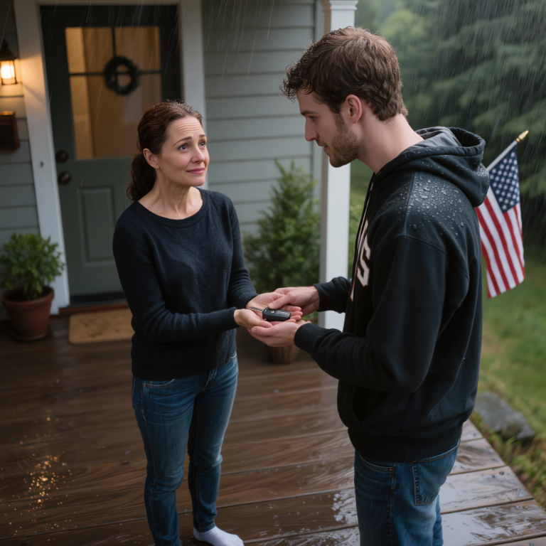 A nővérem kiment a bőröndjével, és a beteg tízéves kisfiát a seattle-i kanapémra hagyta “csak egy éjszakára” – mire évekkel később visszatért, és az első sorban akart ülni a sikerét, én voltam az, aki a nebulizátort tartotta, elégettem a grillezett sajtot, és minden viharnál ott maradtam