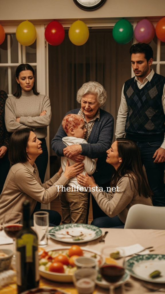 “Egy családi bulin láttam, hogy az unokám fejét leborotválták – aztán felfedtem a kegyetlen titkot, amit a menyem rejtegetett…”