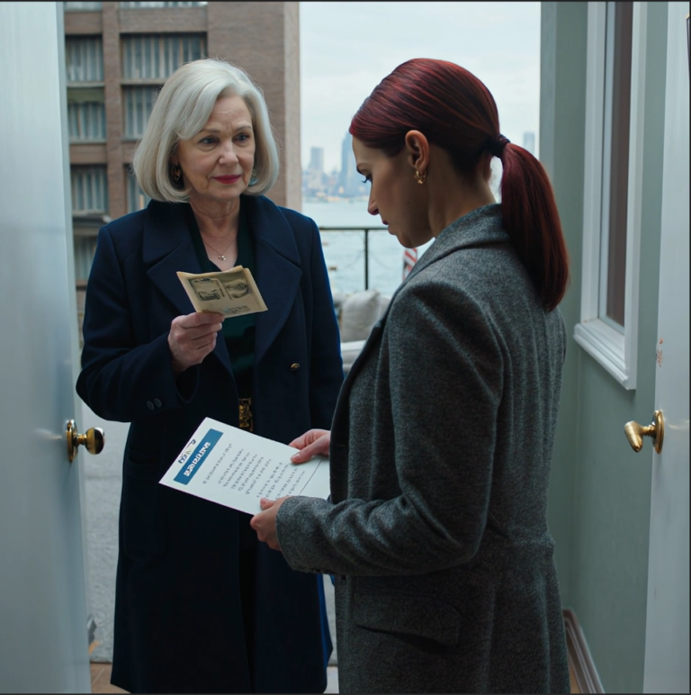 “Kiveszem a pénzemet a számláról. Már odaadtad a sajátodat a feleségednek,” mondtam a fiamnak. “De a feleségemnek még mindig szüksége van 300 000 dollárra – már úton van taxival,” vágta vissza. Nem vitatkoztam, és amikor a menyem belépett a lakásomba, megdermedtem attól, amit láttam.