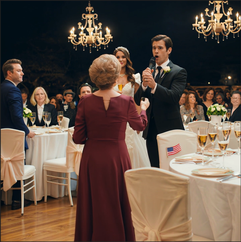 A lányom esküvőjén poharat emelt, és azt mondta, az ő “valódi családja” azok, akik boldoggá tették — aztán 200 vendég előtt fordult hozzám, és azt mondta, menjek el… Egészen addig, amíg a vőlegény fel nem állt, és a mikrofonért nyúlt