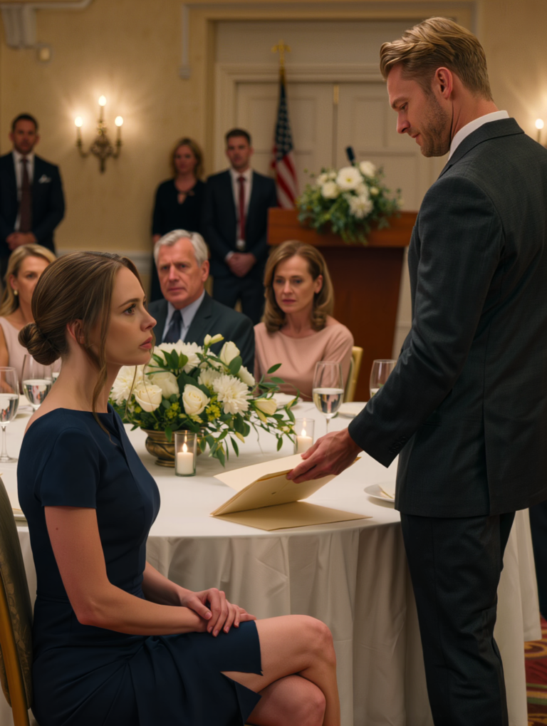 Három évig apám figyelmen kívül hagyott 147 hívást, aztán a nyugdíjas vacsoránál az arcomba nézett, odaadta a helyemet a mostohalányának, és azt mondta, menjek el – de ugyanazok a vendégek, akik látták, ahogy botloktam, elcsendesedtek, amikor a férjem egy borítékot tett az asztalra, és apám valami olyasmit látott, amit sosem kellett volna kihagynia chienhtv9 Avatar Közzétette:  chienhtv9 –  26/03/2026